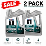 2 Pack- Mobil 1 Turbo Diesel Truck Full Synthetic Motor Oil 5W-40, Gallon-sale. Fixed Price $54.99.