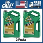 Quaker State Full Synthetic 5W-30 Motor Oil, 5-QUART, 2 Packs. Fixed Price $36.84.