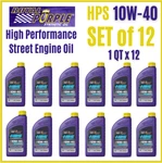 Royal High Performance Street Engine Oil 10W-40 1-QT Bottle Set Of 12 31140. Fixed Price $136.50.