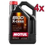 Case Of 4 Motul 8100 X-cess Full Synthetic 5W-30 Engine Motor Oil 5L. Fixed Price $173.88.