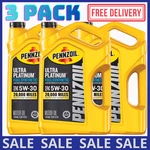 (3 Pack) Pennzoil Ultra Platinum Full Synthetic 5W-30 Motor Oil, Quart. Fixed Price $76.69.