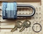 Master 21KA Padlock, Keyed Alike, Standard Shackle. Fixed Price $25.99.