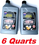 Lucas Oil Road Ready 5W-30 Premium Motor (6 Bottles, 1 Quart Each). Fixed Price $34.98.