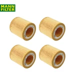 Mann-filter Hu 8011 Z Oil Cartridge W/ Gasket Set Of 4 For Bmw. Fixed Price $65.85.