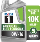 Mobil Advanced Fuel Economy Full Synthetic Motor Oil 0W-16, 5 Quart. Fixed Price $111.99.