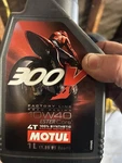 Motul 300V Factory Line Road Racing 4T Motor Oil 10W40 - Liter. Fixed Price $18.00.
