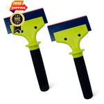 Newishtool 2 Pack Rubber Squeegee With 5-INCH Blade Long Handle, Green. Fixed Price $44.99.