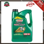 Castrol Gtx High Mileage 20W-50 Synthetic Blend Motor Oil, Quarts. Fixed Price $35.59.