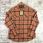 Nwt Patagonia Woman's Long Sleeve Organic Midweight Fjord Flannel Burl Red Large. Fixed Price $44.54.