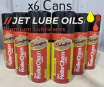 6 Schaeffer's 227 Moly Roller Chain Lube Cans. Fixed Price $119.99.