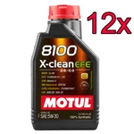 Case Of 12 Motul 8100 X-clean Efe Full Synthetic 5W-30 Engine Motor Oil 1L. Fixed Price $139.88.