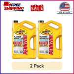 (2 Pack) Pennzoil Platinum High Mileage Full Synthetic 5W-20 Motor Oil, Quart. Fixed Price $43.99.