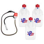 Vp Racing 35221-CA, 5.5-GAL. Patriotic JUG(3PK) W/battery Powered Fuel PUMP(1PK). Fixed Price $202.84.