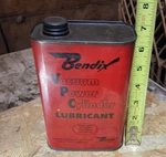 Bendix Vacuum Power Cylinder Lubricant-quart Aviation Corp. 2/3 Full. Fixed Price $34.00.
