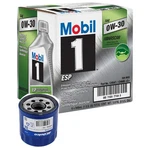 Mobil 1 Esp 0W30/AC Delco PF64 Filter Oil Change Kit, Quart. Fixed Price $80.63.