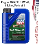 Engine Oil GT1 10W-60 Liqui Moly 2068, L, Authentic, Stock Us-no Import Fees. Fixed Price $70.28.