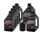 Engine Oil Change Kit 6QT - For Harley Twin Cam Full Synthetic Maxhiflo. Fixed Price $116.34.