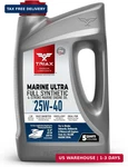 Triax Marine Ultra 25W-40 Full Synthetic 4-STROKE Engine Oil For Applications Re. Fixed Price $65.75.