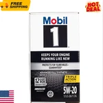 Mobil Advanced Full Synthetic Motor Oil 5W-20, 12 Quart. Fixed Price $60.00.