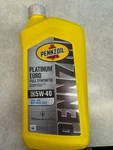 Pennzoil Platinum Racing Full Synthetic Motor 5W-40 1QT Pn 550049299 Sealed. Fixed Price $34.95.
