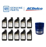 10X Acdelco Diesel Heavy Duty Oil 15W-40 & Filter For Duramax 6.6 Engine. Fixed Price $126.78.