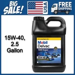 Mobil Delvac Premium Synthetic Blend Diesel Engine Oil 15W-40, 2.5 Gallon. Fixed Price $31.43.