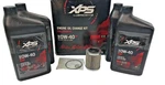 Ski-doo 4T 0W-40 Synthetic Oil Change Kit For Rotax 1200 4-TEC Engine 9779255. Fixed Price $99.00.