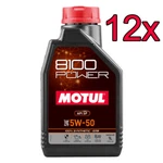 Case Of 12 Motul 8100 Power Full Synthetic Ester 5W-50 Engine Motor Oil 1L. Fixed Price $187.88.