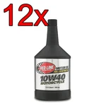 Case Of 12 Red Line Synthetic 10W40 Motorcycle Engine Oil Quart. Fixed Price $208.88.
