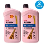 Shell Rotella T4 15W-40 1QT 2 Pack New. Fixed Price $25.60.