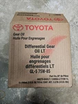 Toyota Lexus GL-5 75W-85 Differential Gear Oil 6 Quarts 00279-DGOLT. Fixed Price $168.95.