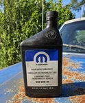 Mopar Sae 80W-90 Gear & Axel Lubricant Part # 04874468 1 Full Quart.. Fixed Price $12.95.