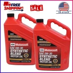 (2 Pack) Motorcraft Synthetic Blend Oil, 5W-30 Premium-quality. Fixed Price $55.50.