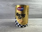 1970S Amsoil Synthetic Racing Motor Qt. Tin Can Full Dented Sae 20W-50. Fixed Price $51.80.