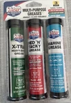New Lucas 3OZ Each Grease Cartridges - Marine Red Tacky Extra Heavy Duty. Fixed Price $19.00.