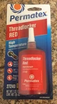 Permatex 27240 High-temperature Threadlocker Red 1.22 Fl Oz. (36 Ml). Fixed Price $29.79.