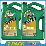 2-PACK Quaker State Full Synthetic 5W-30 Motor Oil 10 Qt Free Shipping. Fixed Price $41.91.