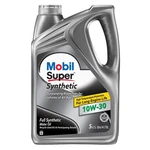 10W30 Mobil Super Synthetic Motor Oil 124414. Fixed Price $44.99.