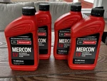 (4) Mercon Quart Ford Motorcraft Automatic Transmission Fluid XT10QLVC. Fixed Price $39.99.