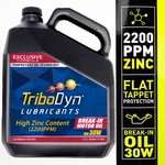Tribodyn High Zinc Break-in Oil Sae 30W 2200 Ppm Zddp 1 Gallon Ships Free. Fixed Price $61.99.