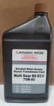 Oem Mitsubishi Multi Gear Oil Eco 75W-80 GL-4 Manual Transmission Fluid Genuine. Fixed Price $34.80.