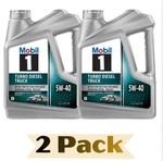 Mobil 1 5W-40 Turbo Diesel Truck Oil Gal -2 Pack. Fixed Price $60.00.