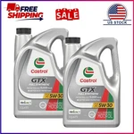 2 Pack, Castrol Gtx Full Synthetic 5W-30 Motor Oil, Quarts. Fixed Price $45.50.