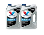 Valvoline 10 Quarts European Vehicle Full Synthetic Sae 0W-40 Motor Oil 2 X 5 Qt. Fixed Price $99.95.