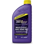 Royal Purple 01316 20W-50 Max Cycle Synthetic Motorcyle Oil Pack Of Quarts. Fixed Price $94.99.