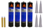 Auto Glass Urethane Adhesive 4 Tubes Sika P2G + (2) 207 Primer Stick. Fixed Price $48.95.