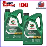 (2 Pack) Castrol Gtx High Mileage 5W-30 Synthetic Blend Motor Oil, Quarts. Fixed Price $39.76.