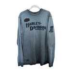 Harley Davidson Syn 3 Engine Mens Shirt Size Long Sleeve Gray Motorcycle Hog. Fixed Price $19.95.