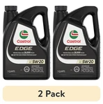 (2 Pack) Castrol Edge 5W-20 Advanced Full Synthetic Motor Oil, Quarts. Fixed Price $49.90.