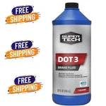 Super Tech Dot Brake Fluid, 32 Oz, Free Shipping. Fixed Price $9.25.
